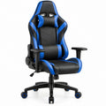 Gamingstuhl in Racingform Schwarz/Blau, 68 x 68 x 125–135 cm